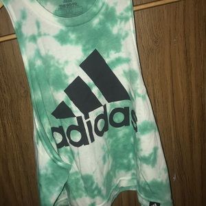 Adidas performance tee cropped muscle tee